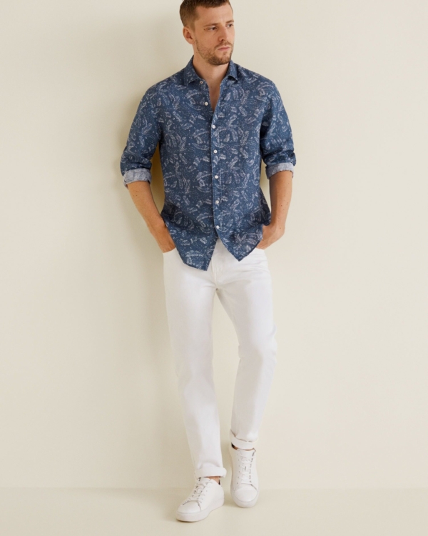 Medium denim overshirt